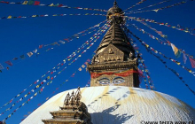 Stupa Swayambunath w Kathmandu