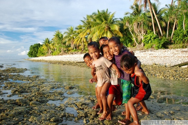 Dzieciaki z Wysp Marshalla Pacyfik